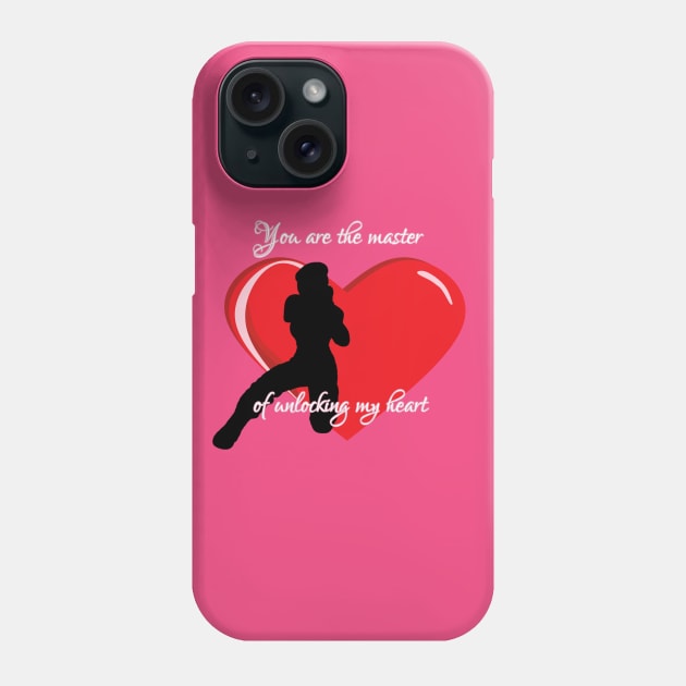 Unlock Heart Phone Case by 9teen