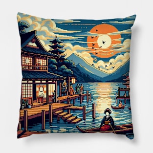 Ukiyo-e Japanese Pillow