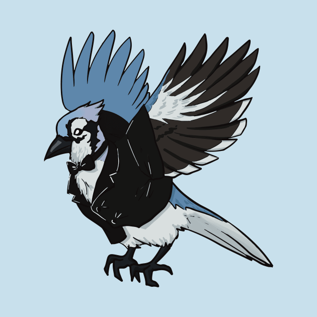 Dapper Bluejay by SketchedByRory