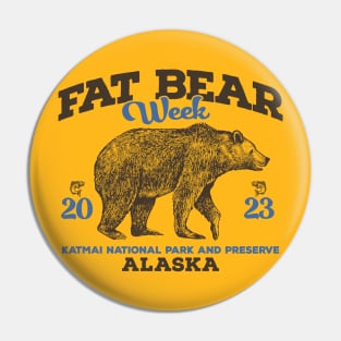 Fat Bear Week - Vintage Emblem Pin