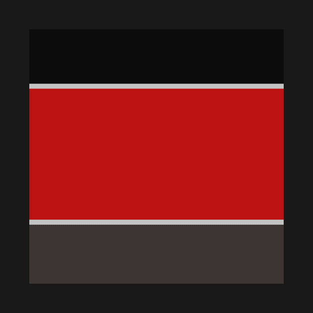 red and black abstract minimalist design by pauloneill-art