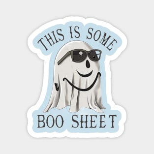 This is Some Boo Sheet! - Funny Halloween T-Shirt Magnet