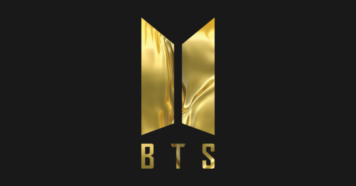 BTS - Wings logo (liquid gold) | Army | Kpop - Bts - T-Shirt | TeePublic