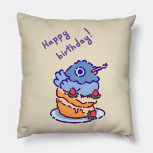 Happy birthday pigeon Pillow