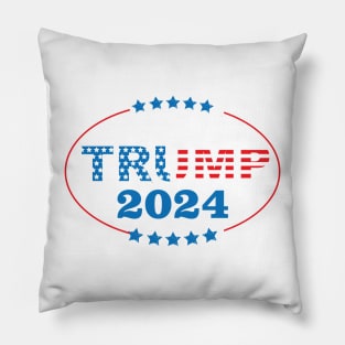 Trump 2024 America First Pillow