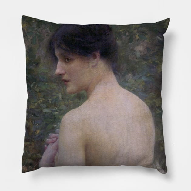 Collin Raphael The Beauty Portrait Pillow by YOUR NAME IN ART