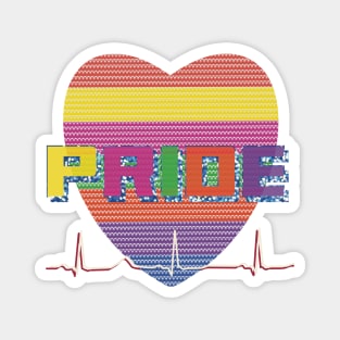 Pride Heart Beat Magnet