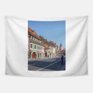 Brasov town centre view Tapestry