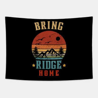 Vintage Retro - Bring Ridge Home Tapestry