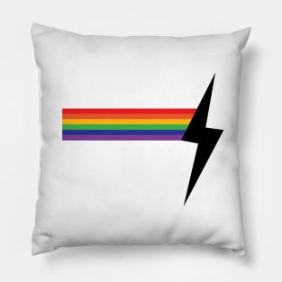 Rainbow Lightning Pillow