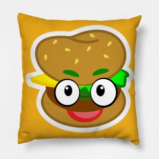 burger man Pillow