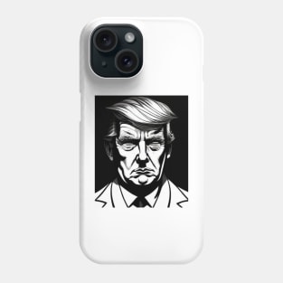 trump mugshot Phone Case