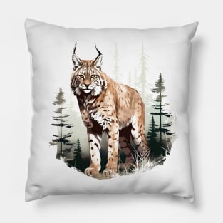 Eurasian Lynx Pillow