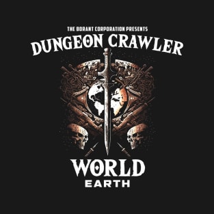 Dungeon World Earth (Black Print) T-Shirt