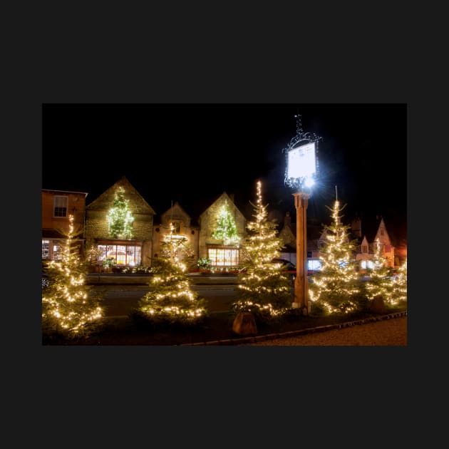 Broadway Christmas Lights Cotswolds Worcestershire by AndyEvansPhotos