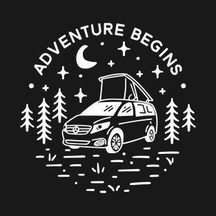 Adventure begins T-Shirt