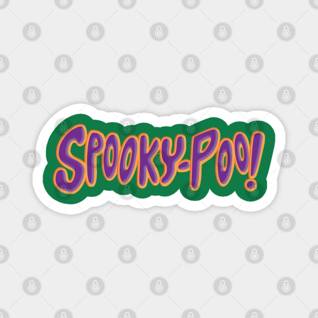 Spooky-Poo! Magnet by Expandable Studios