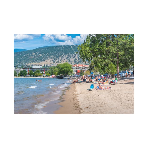 Summer on the Beach in Penticton, BC, Canada by Amy-K-Mitchell