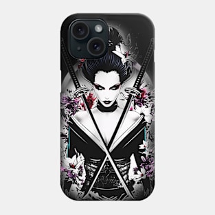 Geishas and Bushido, Eastern Culture Graphic T-shirt 12 Phone Case