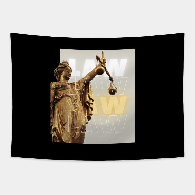 Law & Justice Tapestry by andribrnd