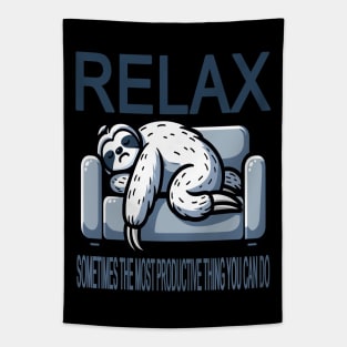 Productivity Through Relaxation Tapestry