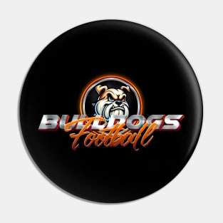 Bulldogs Football Pin