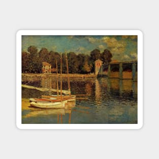 Monet Claude The Railway Bridge Magnet