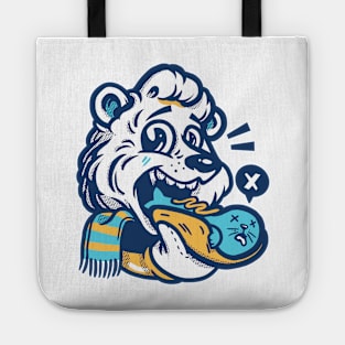 Polar Bear and Sausage Seal Colored Tote
