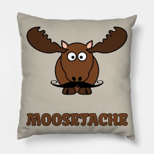 Moosetache Pillow