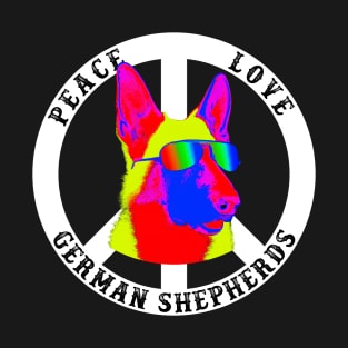 Peace Love German Shepherd T-Shirt