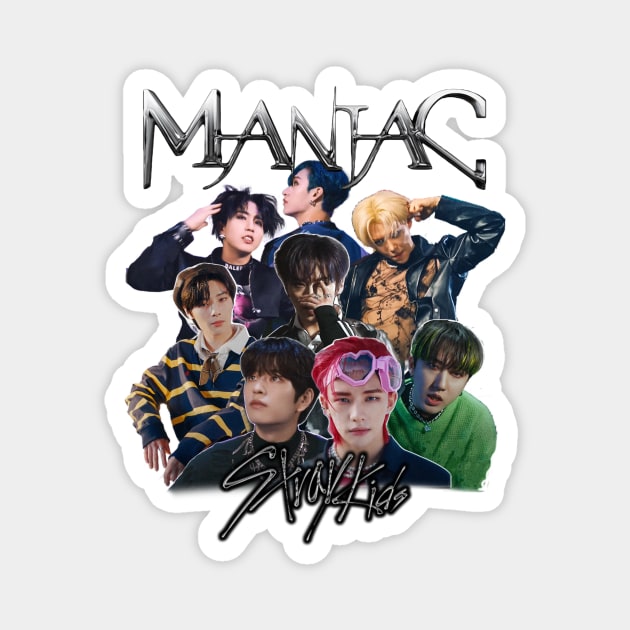 skz maniac Magnet by GlitterMess