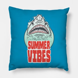 SUMMER VIBES SHARK Pillow