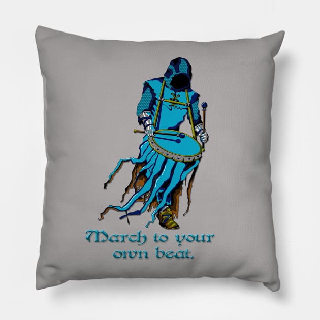 Drummer marching Pillow by Apatche