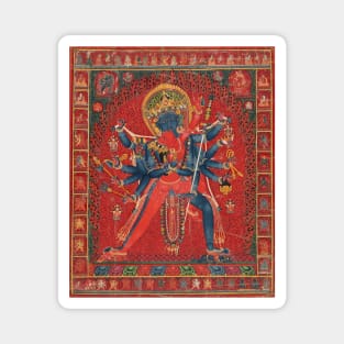 Chakrasamvara and consort Vajravarahi Magnet