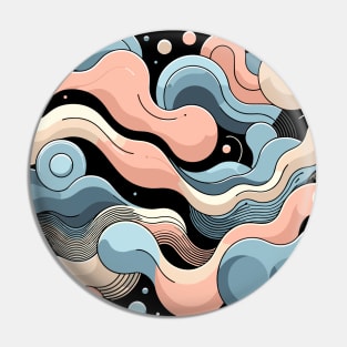 Lofi Rhythm Abstract Pin