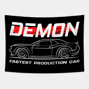 Muscle Demon V8 Racing Tapestry