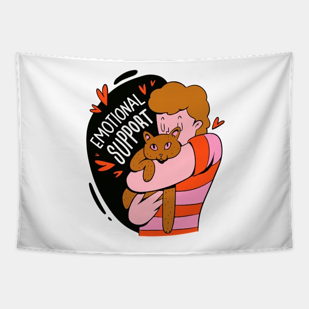 Emotional Support Tapestry by timegraf