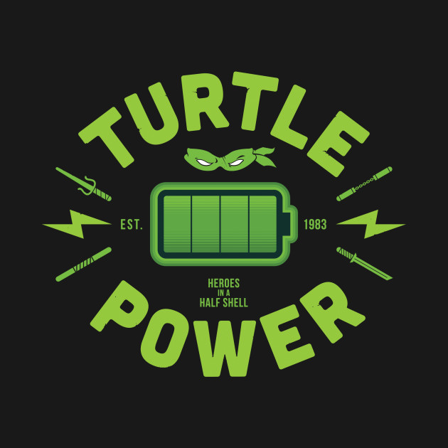 Disover Turtle Power - ooze green - Ninja Turtles - T-Shirt