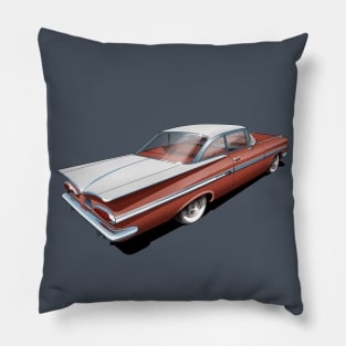 1959 Chevrolet Impala in Coral and White Pillow