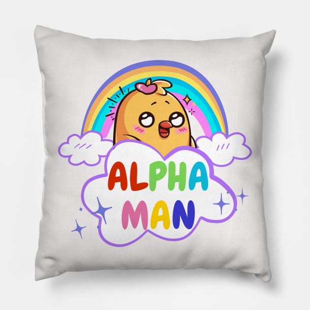 Alpha Man Pillow by Little Fun