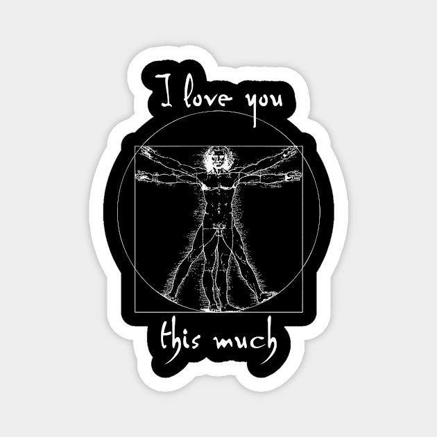 Vitruvian Love Magnet by GrumpyVulcan