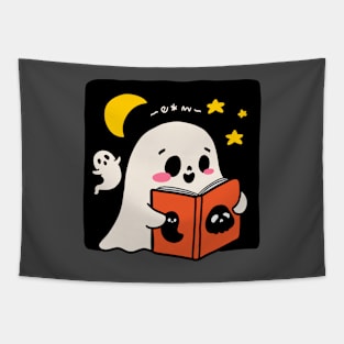 Spooky bookworm : Cuddles & Chills Tapestry