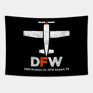 Dallas Fort Worth Airport, Gift for Pilots Tapestry