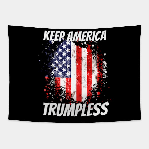 Keep America Trumpless ny -Trump Tapestry by lam-san-dan