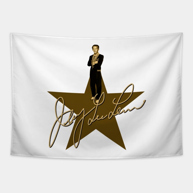 Jerry Lee Lewis - Signature Tapestry by PLAYDIGITAL2020