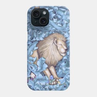 Lion and Acanthus Handpainted Designer Art Phone Case