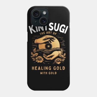 Kintsugi gold art for philosophy lovers Phone Case