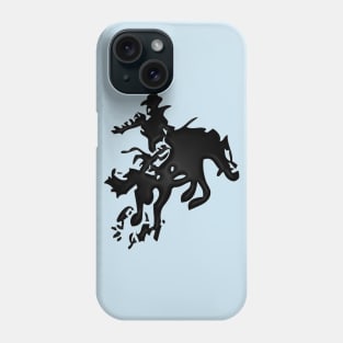 Western Era - Cowboy on Horseback 10 Phone Case