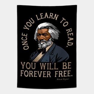 Frederick Douglass Quote Gift for Black History Month Tapestry