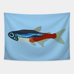 Neon Fish Tapestry